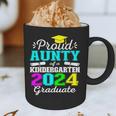 Proud Aunty Of Kindergarten Graduate 2024 Graduation Aunty Graphic Print Coffee Mug
