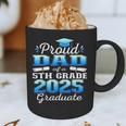 Proud Dad Of 5th Grade Graduate 2025 Elementary Graduation Graphic Print Coffee Mug