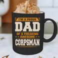 Proud Dad Of Awesome Corpsman Father's Day Graphic Print Coffee Mug