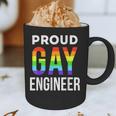 Proud Gay Engineer LGBTQ Rainbow Engineering Graduation Graphic Print Coffee Mug