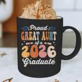 Proud Great Aunt Of a Class Of 2026 Graduate Graduation Graphic Print Coffee Mug