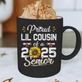 Proud Lil Cousin Of A Class Of 2025 Senior Graduation 2025 Graphic Print Coffee Mug