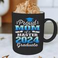 Proud Mom Of 2024 Class Master Graduate Family Graduation Graphic Print Coffee Mug