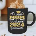 Proud Mom Of 2024 College Graduate Family 24 Graduation Graphic Print Coffee Mug