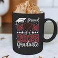 Proud Mom Of 2025 Senior Graduate Matching Family Graduation Graphic Print Coffee Mug
