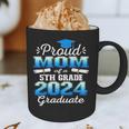 Proud Mom Of 5th Grade Graduate 2024 Elementary Graduation Graphic Print Coffee Mug