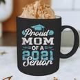 Proud Mom Of a Class Of 2021 Senior Graduate Graduation Graphic Print Coffee Mug