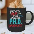 Proud Mom PhD Doctoral Graduation Doctorate Degree Graphic Print Coffee Mug