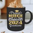 Proud Niece Of 5th Grade Graduate 2024 Elementary Graduation Graphic Print Coffee Mug
