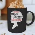 Proud Queen Shirt PhD Graduation Afro Doctorate Graphic Print Coffee Mug
