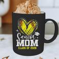 Proud Senior Mom Class Of 2026 Softball Graduation Heart Graphic Print Coffee Mug