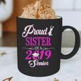 Proud SISTER Of A Class 2019 Senior Tshirt Graduation Graphic Print Coffee Mug