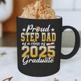 Proud Step Dad Of A Class Of 2025 Graduate Senior Graduation Graphic Print Coffee Mug
