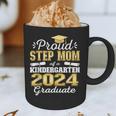 Proud Step Mom Of Kindergarten Graduate 2024 Graduation Step Graphic Print Coffee Mug