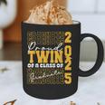 Proud Twin Of a 2025 Graduate Grad Prom Graduation Squad 25 Graphic Print Coffee Mug