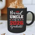 Proud Uncle Of A 2026 Graduate Senior Family Graduation Graphic Print Coffee Mug