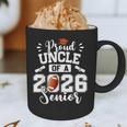 Proud Uncle Of A 2026 Senior Football Graduation Graphic Print Coffee Mug