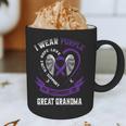 Purple In Memory Of My Great Grandma Alzheimers Back Graphic Graphic Print Coffee Mug Purple In Memory Of My Great Grandma Alzheimers Back Graphic Graphic Print Coffee Mug