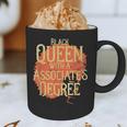 Queen Associate Degree Afrocentric GraduationShirt Graphic Print Coffee Mug