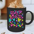 Rad Dad 80s Throwback Graphic Print Coffee Mug