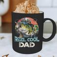 Reel Cool Dad Fishing Vintage Retro Father's Day Graphic Print Coffee Mug