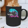 Retro 80s Shark Whale Diving Nostalgia Shark Party Graphic Print Coffee Mug Retro 80s Shark Whale Diving Nostalgia Shark Party Graphic Print Coffee Mug