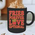 Retro Fast Food Nostalgia Vintage Diner Fries Shakes Burgers Graphic Print Coffee Mug