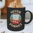 Retro Gaming Never Forget Nostalgia Vintage Graphic Print Coffee Mug