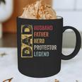 Retro Husband Father Hero Protector Legend Father Day Dad Graphic Print Coffee Mug Retro Husband Father Hero Protector Legend Father Day Dad Graphic Print Coffee Mug