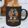 Retro Miniature Schnauzer Dad Vintage Dog Lovers Graphic Print Coffee Mug