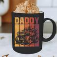 Retro Monster Truck Daddy Matching Family Birthday Party Graphic Print Coffee Mug