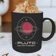 Retro Pluto Never Forget Classic Planet Pluto Nostalgia Graphic Print Coffee Mug