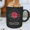 Retro Pluto Never Forget Classic Planet Pluto Nostalgia Graphic Print Coffee Mug Retro Pluto Never Forget Classic Planet Pluto Nostalgia Graphic Print Coffee Mug