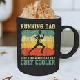 Retro Running Dad Runner Marathon Athlete Humor Outfit Graphic Print Coffee Mug