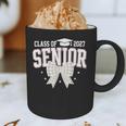 Retro Senior 2027 Girl Coquette Bow Class Of 2027 Graduation Graphic Print Coffee Mug