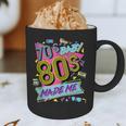 Retro Vintage 70's Baby 80's Made Me Nostalgia Classic Graphic Print Coffee Mug