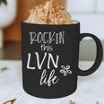 Rockin This Life Cute LVN Graphic For Nurse Graduation Graphic Print Coffee Mug