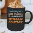 Running On Race Walking Social Introvert Humor Vintage Graphic Print Coffee Mug Running On Race Walking Social Introvert Humor Vintage Graphic Print Coffee Mug