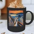 The Scream Cat Parody For Kitty Cat Lover Cat Mom Cat Dad Graphic Print Coffee Mug