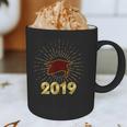 Senior 2019 Graduation Shirt Burgundy Gold Class Colors G23 Graphic Print Coffee Mug