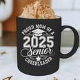 Senior 2025 Cheer Team Mom High School Graduation Outfit Graphic Print Coffee Mug