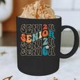 Senior 2026 Class Of 2026 Retro Groovy Graduation Grad Women Graphic Print Coffee Mug