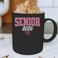 Senior 2026 Pink Coquette Bow Class Of 2026 Graduation Women Graphic Print Coffee Mug