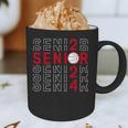 Senior Class Of 2024 Graduation 2024 Maroon Basketball Graphic Print Coffee Mug