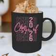 Senior Class Of 2026 Coquette Bow Graduation 2026 Girl Women Graphic Print Coffee Mug