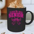 Senior Class Of 2026 Coquette Pink Bow Graduation 2026 Graphic Print Coffee Mug