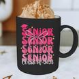 Senior Class Of 2026 Pink Coquette Bow Graduation 2026 Graphic Print Coffee Mug