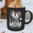 Senior Mom Class Of 2026 Baseball Graduation Heart Graphic Print Coffee Mug