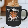 Senior Mom Class Of 2026 Coquette Bow Basketball Graduation Graphic Print Coffee Mug
