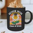 Senior Mom Class Of 2026 Daisy Flower Retro Graduation Graphic Print Coffee Mug